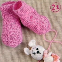 Носочки для малышки 6-9 месяцев