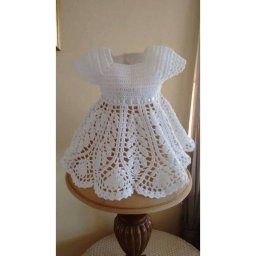 Платье для девочки, вяжем крючком