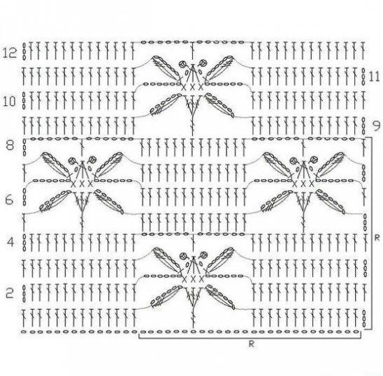 Подборка схем для любителей вязать крючком