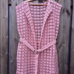 Прoстенький жилeт крючком