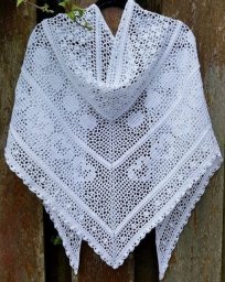 Шаль крючком