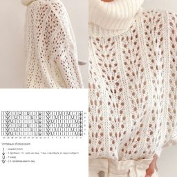 Узор для свитера спицами