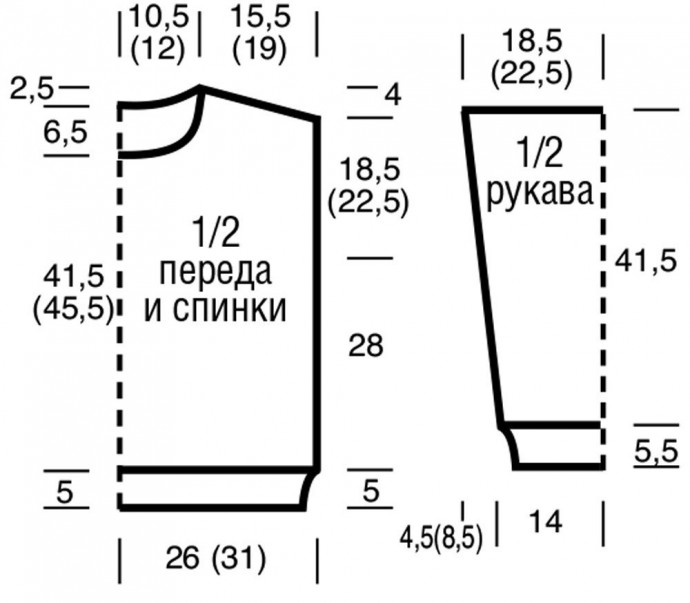 Милый джемпер яркого цвета