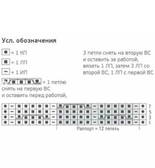 Красивый узор спицами Красивый узор спицами