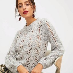 Красивый узор спицами