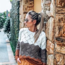 Схема узора для свитера спицами