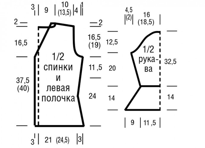 Вяжем ажурный жакет - украшение для осенних будней