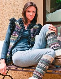 Жилет "Акцент на декор" и гольфы