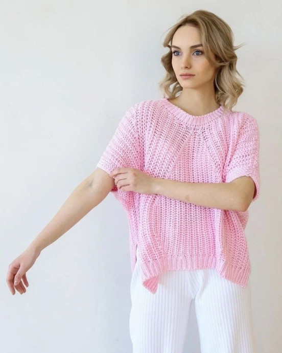 Джемпер английской резинкой Джемпер английской резинкой