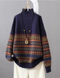 Джемпер жаккардовым узором