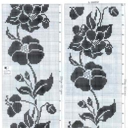 Схемы для филейного вязания