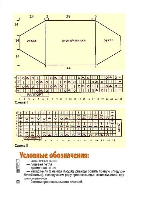 Вяжем пуловер спицами и крючком