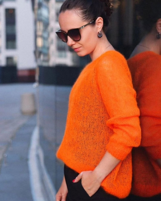 Паутинка &laquo;Апельсинка&raquo;: лёгкость, цвет и настроение