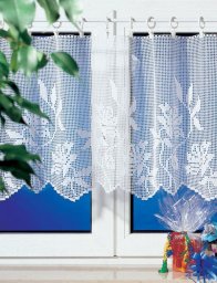 ​Занавеска в филейной технике — нежный акцент в интерьере