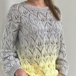 Эффектный узор для пуловера