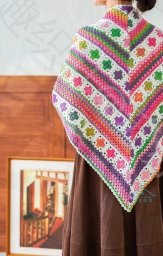 Интересная шаль крючком