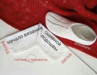 Как связать болгарские следки - терлицы на 2-х спицах