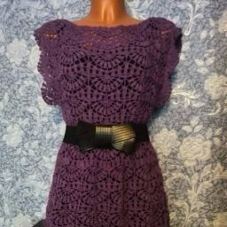 Красивая ажурная туника