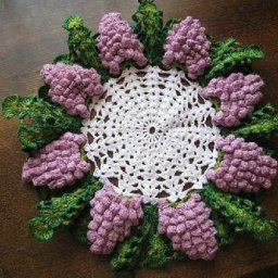 Объемная салфетка с виноградным настроением