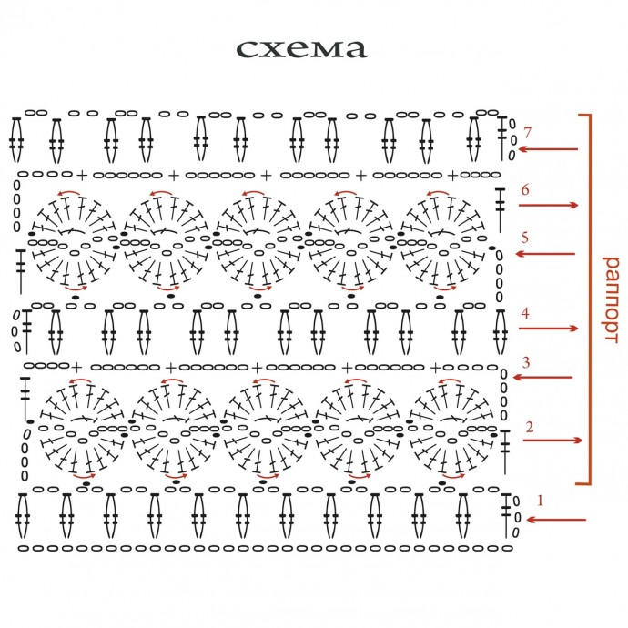 Оригинальный узор крючком