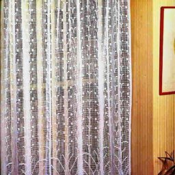 Тюль в филейной технике крючком