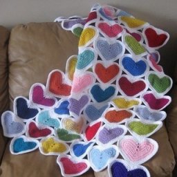 Узор крючком для милого пледа