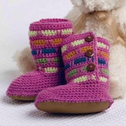 Вяжем детские угги