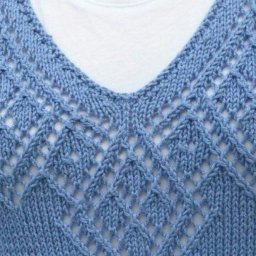 Вырез горловины для любителей вязать спицами
