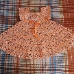 Ажурное платье для маленькой модницы