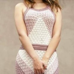 Женственное платье крючком