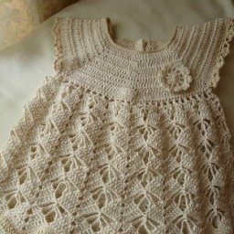 Красивый ажурный узор для платьев или юбок