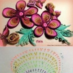 Красивый мотивы для ирландского кружева