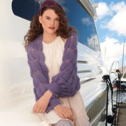 Нежная накидка из мохера - украшение гардероба