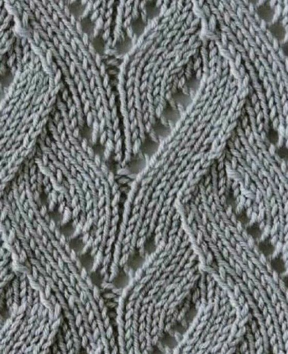 Ажурные носочки спицами