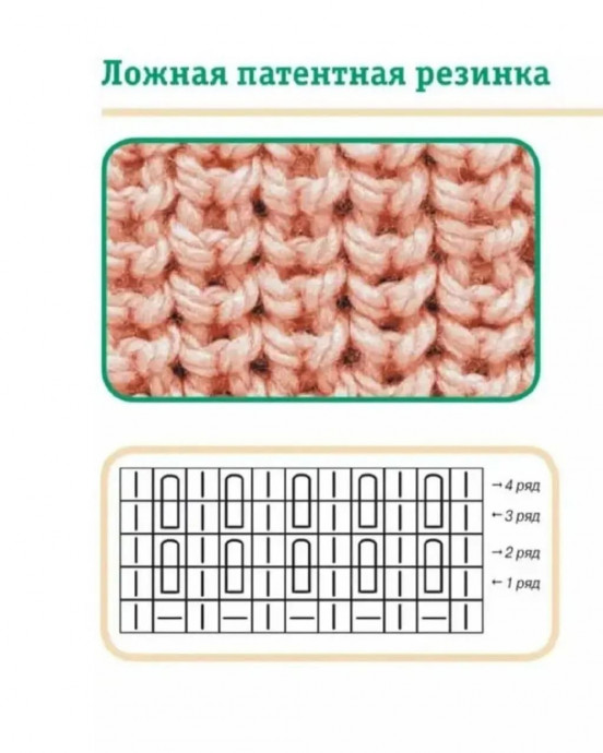 Свитер полупатентной резинкой