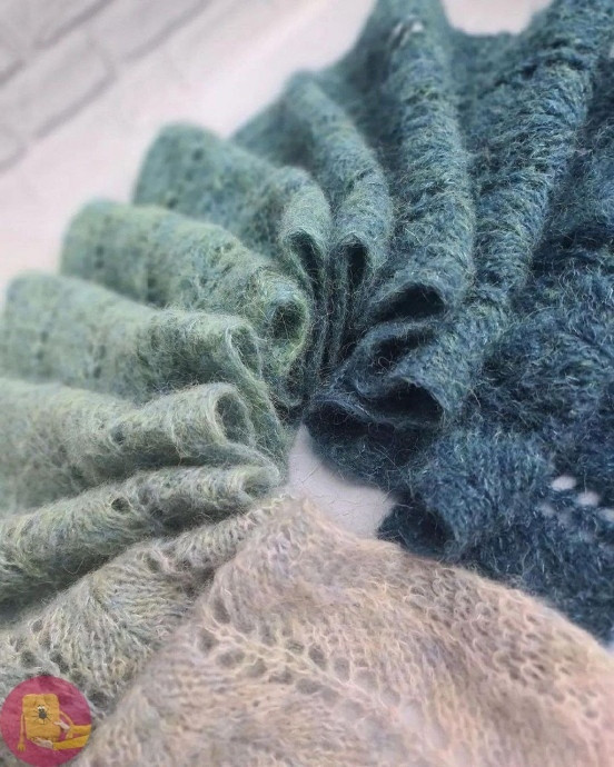 Свяжем шарф мечты из Поэма Альпака