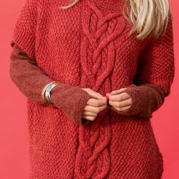 Вяжем стильные высокие митенки