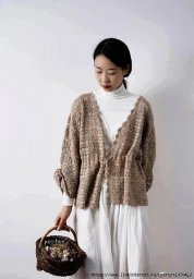 Женский кардиган крючком
