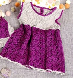 Πлaтьe мaлышкe спицaми