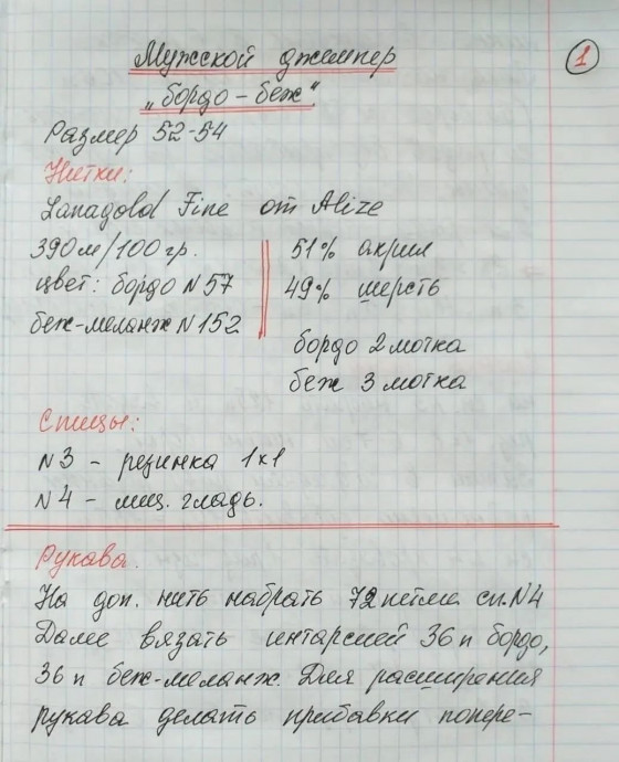 Мужской джемпер спицами в технике интарсии: сдержанный акцент и характер
