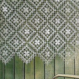 Идея нежной ажурной занавески