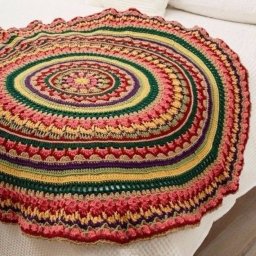 Яркий уютный домашний коврик