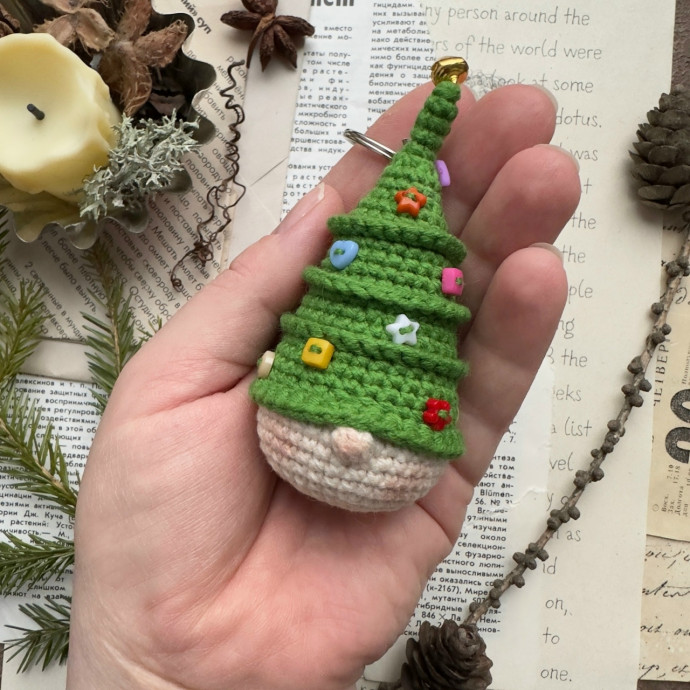 Вяжем новогоднего гнома! Вяжем новогоднего гнома!