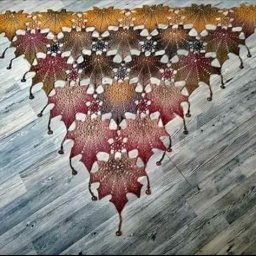 Роскошная осенняя шаль