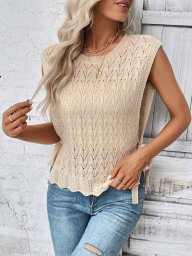 Жакет с фестончатой отделкой