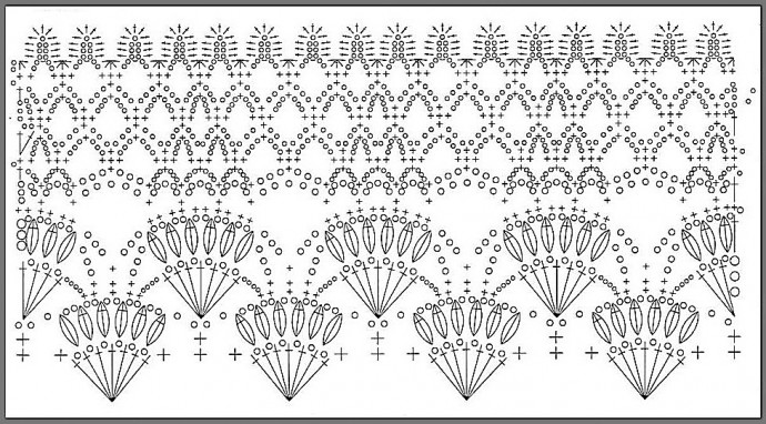 Узоры крючком, схемы в копилку мастерицы
