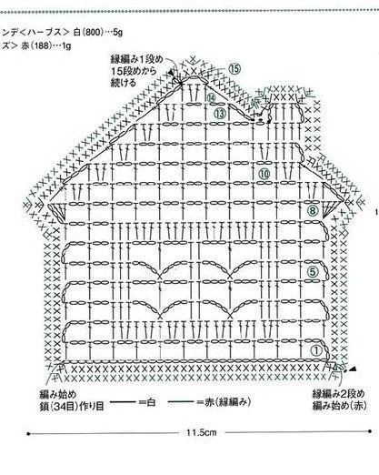 Ажурные домики крючком