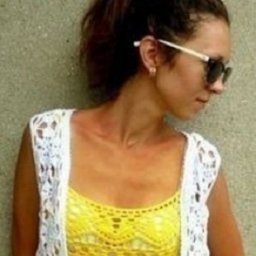 Яркий сарафан крючком