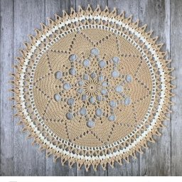 Схема салфетки крючком