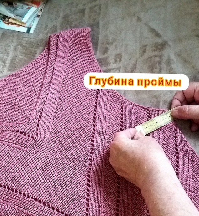 Учимся вязать красивую пройму Учимся вязать красивую пройму